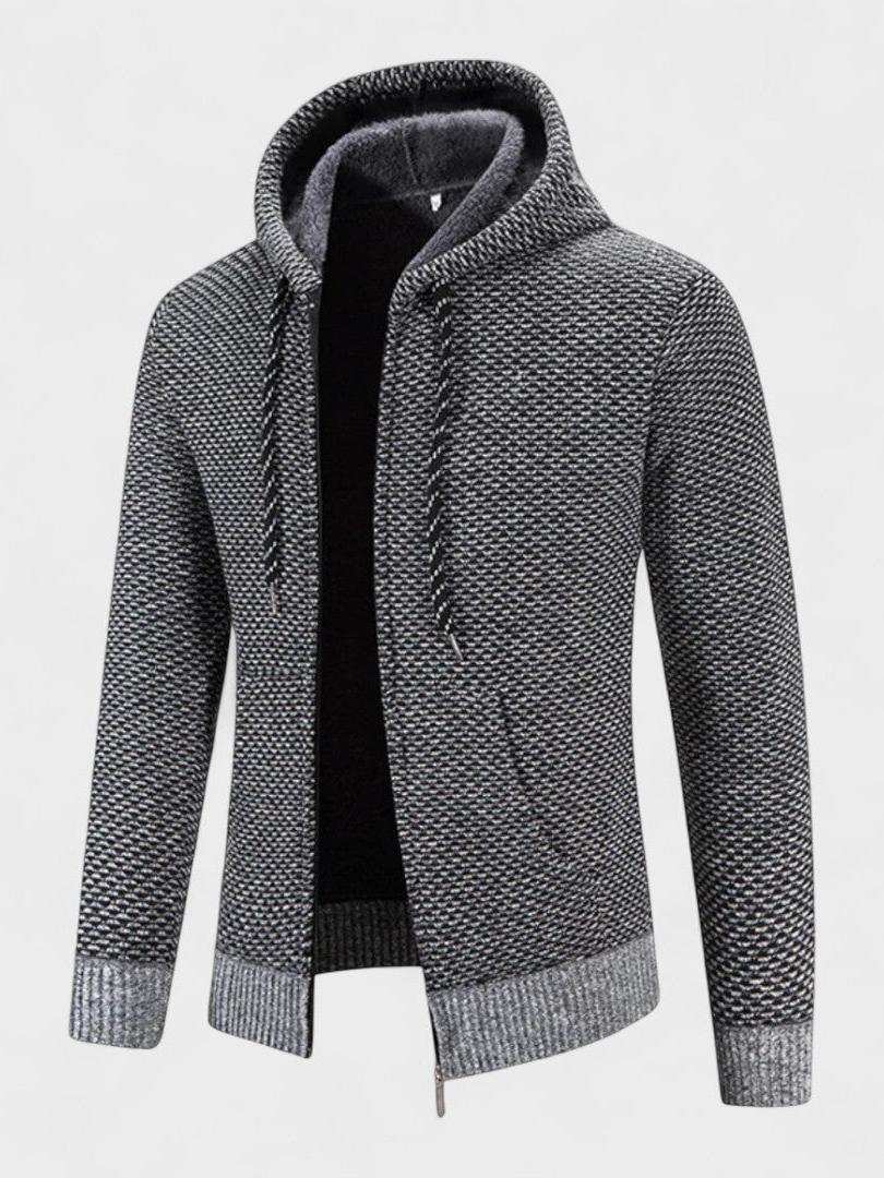 Rubén | Chaqueta con capucha de líneas limpias