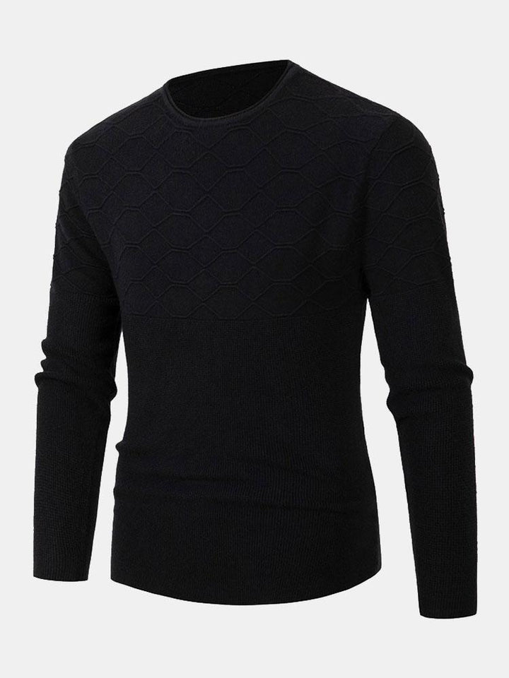 Salomón | Jersey de punto slim fit con cuello redondo