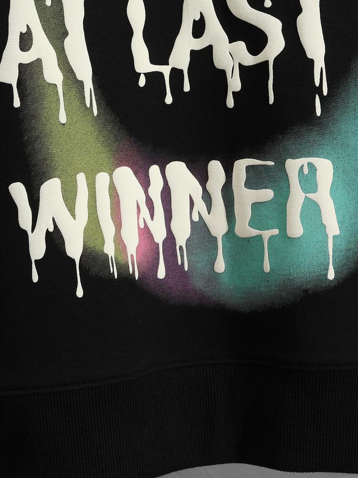 Santiago | Sudadera con estampado de texto graffiti