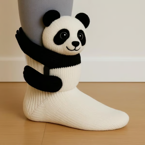 Sara | Calcetines con peluche de panda