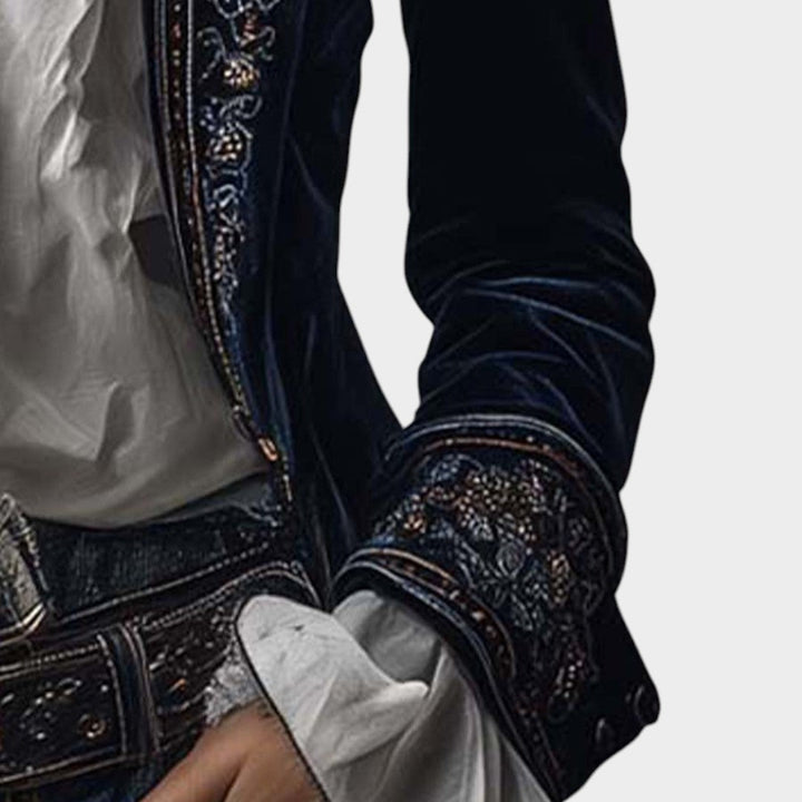 Saray | Chaqueta de terciopelo con bordados