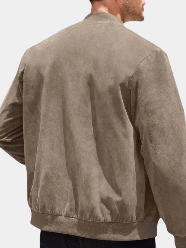 Sergio | Cazadora bomber en color topo
