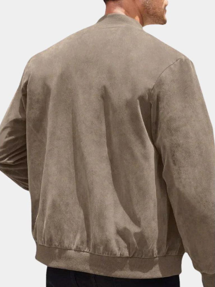 Sergio | Cazadora bomber en color topo