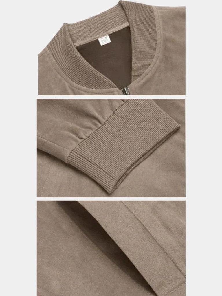 Sergio | Cazadora bomber en color topo