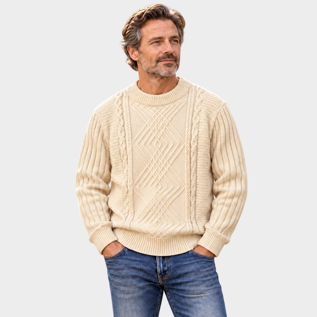 Sergio | Jersey color crudo de ochos