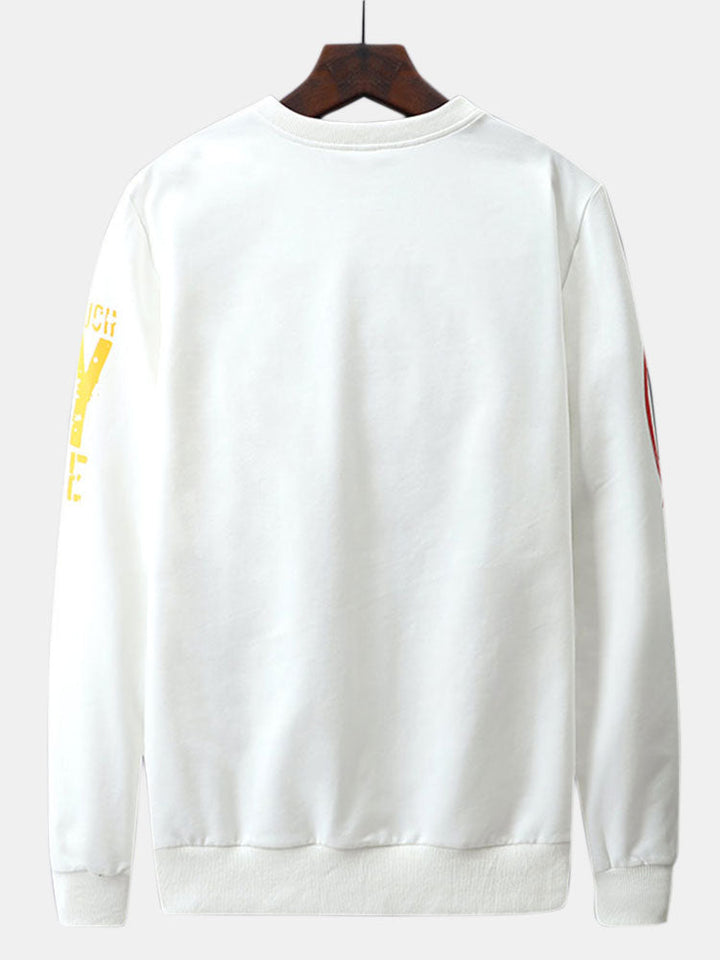 Simón | Sudadera con estampado de graffiti y texto