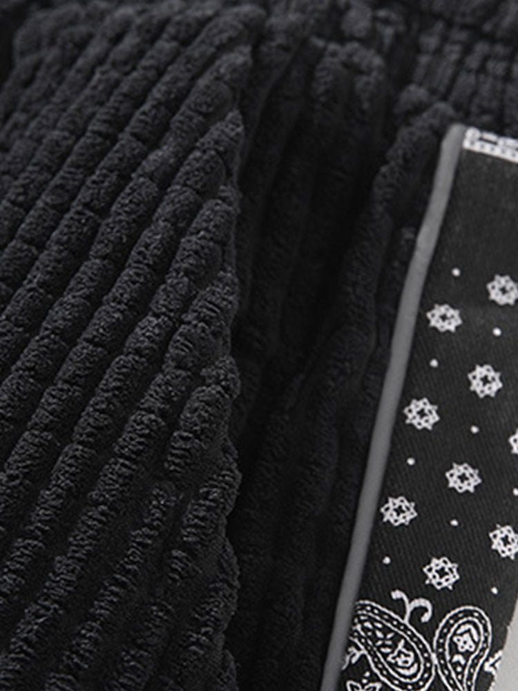 Sixto | Pantalón de pana con estampado paisley