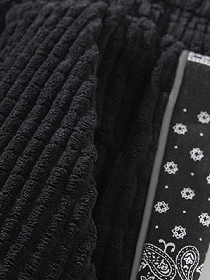 Sixto | Pantalón de pana con estampado paisley