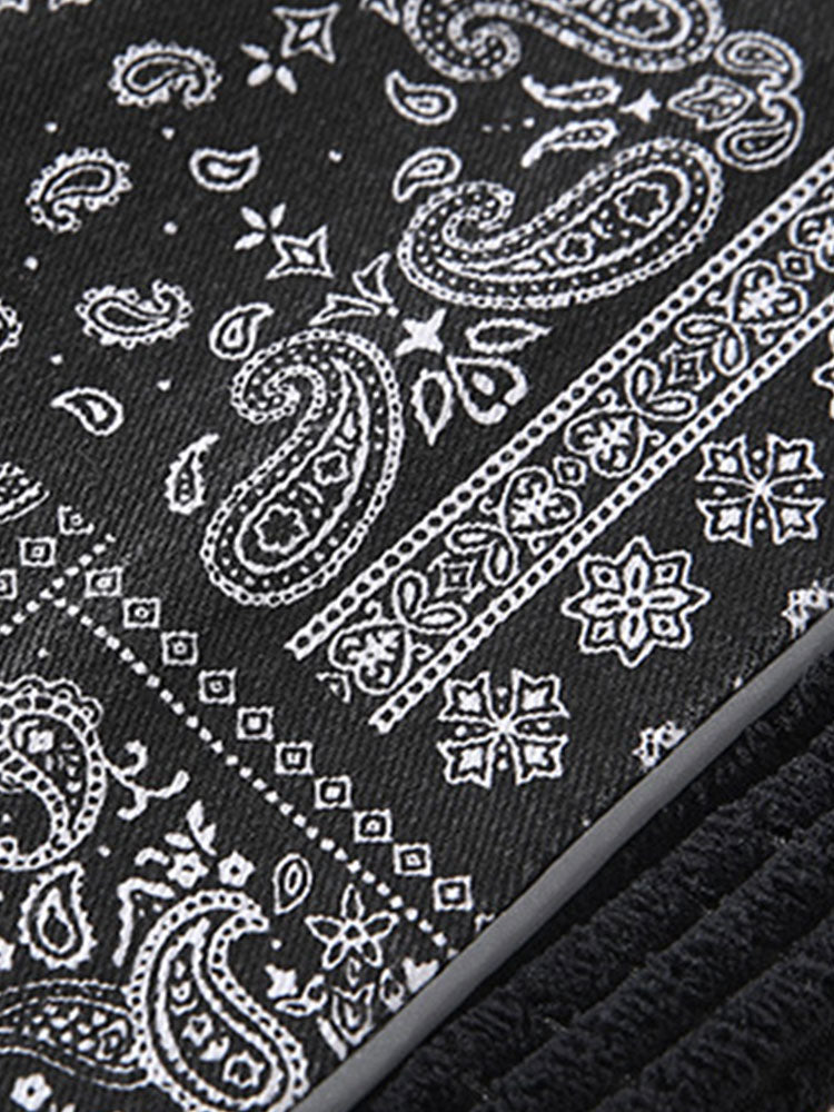 Sixto | Pantalón de pana con estampado paisley