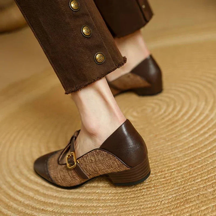 Soledad | Zapatos vintage con hebilla