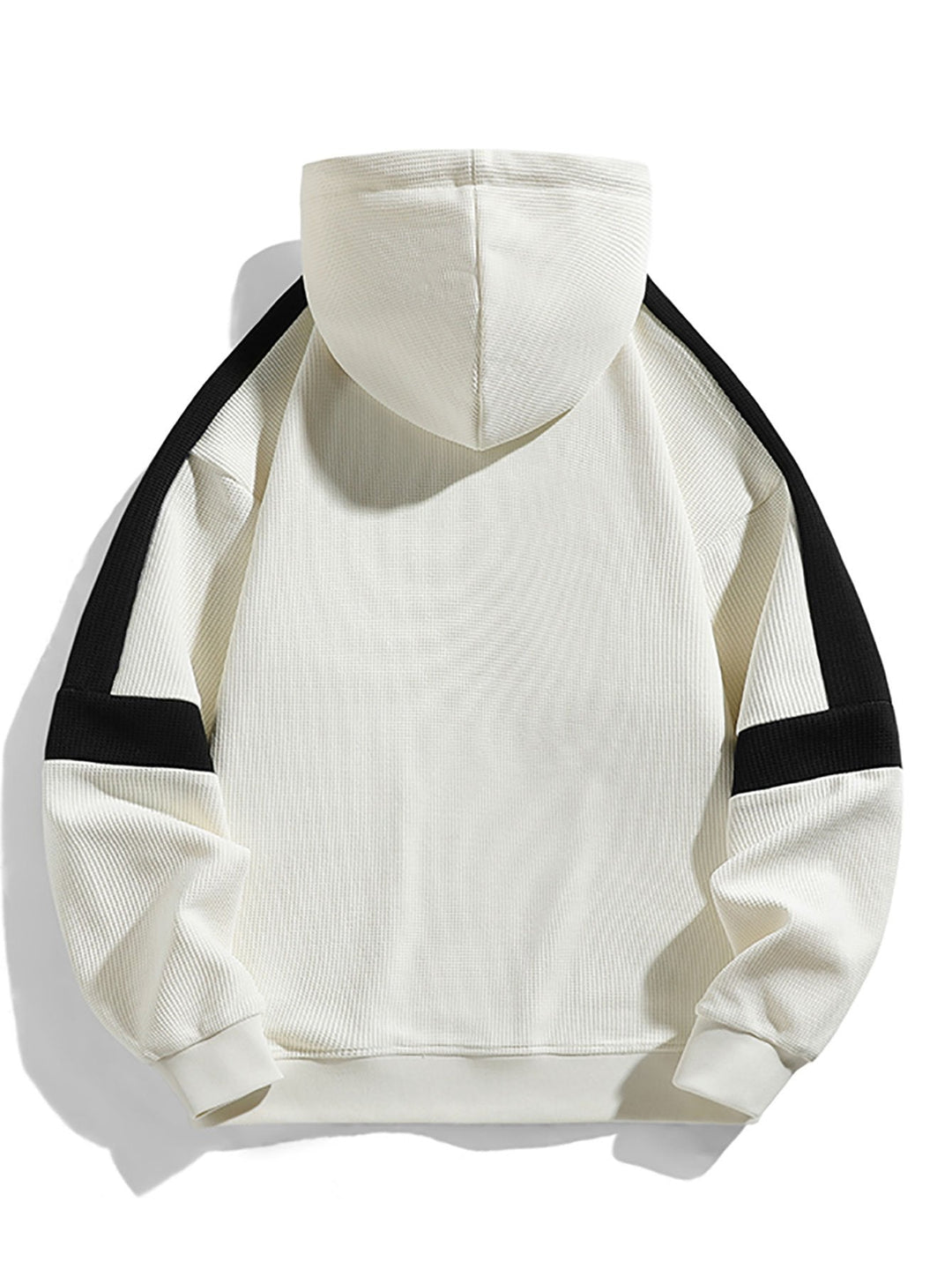 Tadeo | Sudadera con capucha con bloques de color y textura gofre