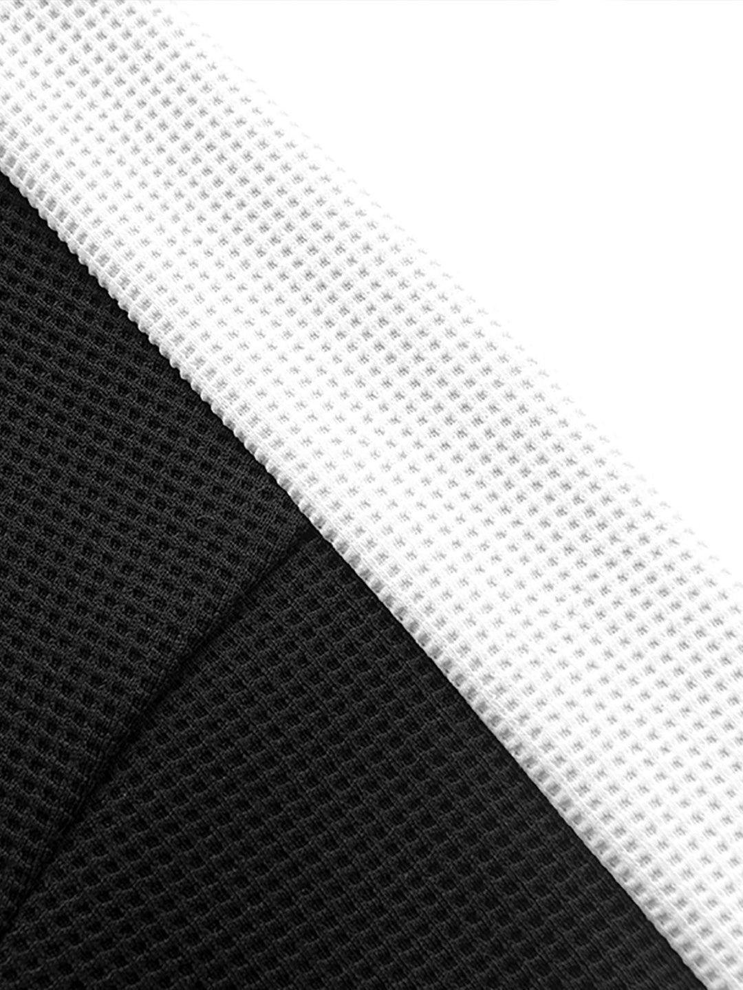 Tadeo | Sudadera con capucha con bloques de color y textura gofre