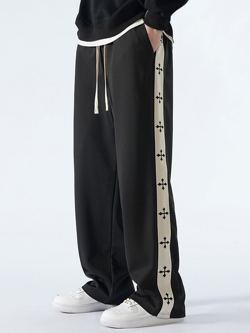 Telesforo | Pantalón de vestir de corte relajado con banda lateral