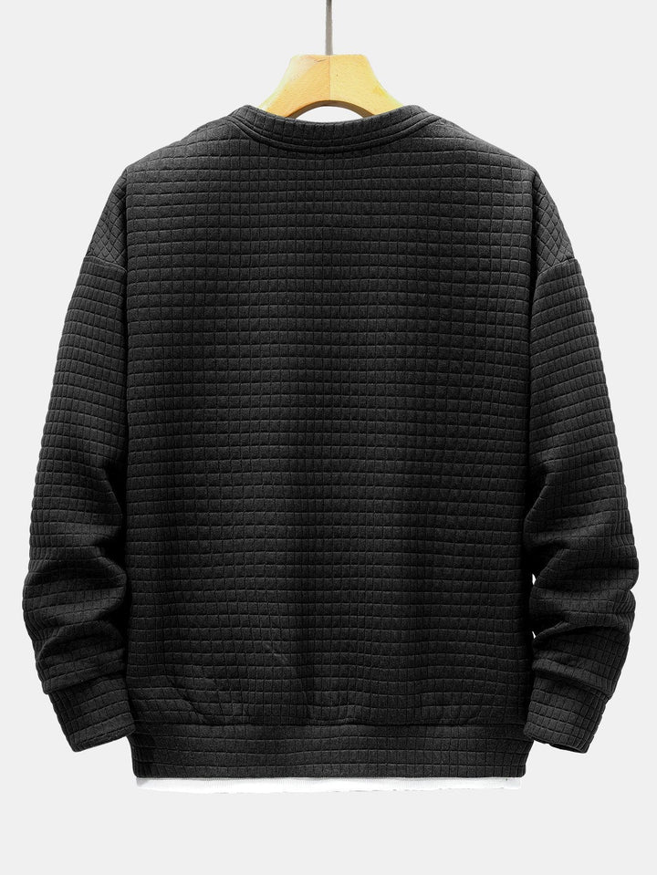 Teodoro | Sudadera 2 en 1 con textura gofre