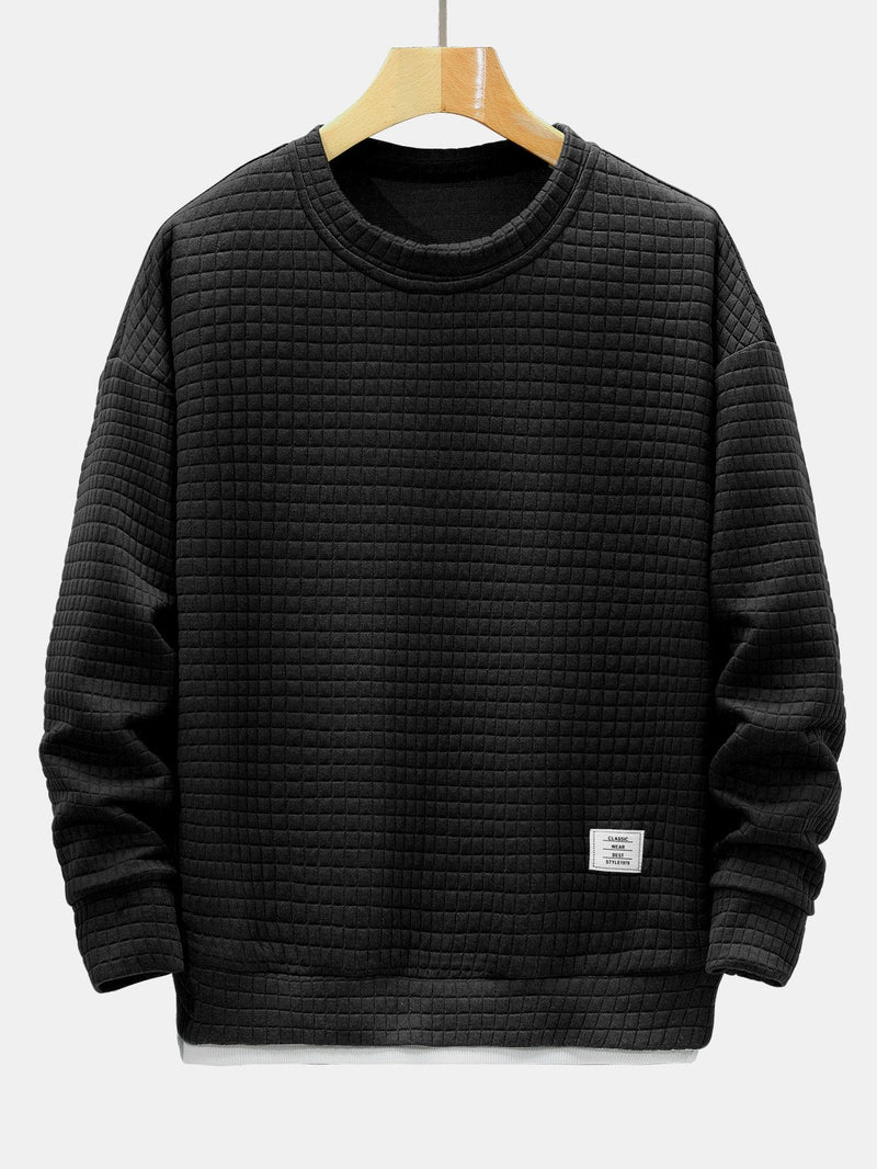 Teodoro | Sudadera 2 en 1 con textura gofre