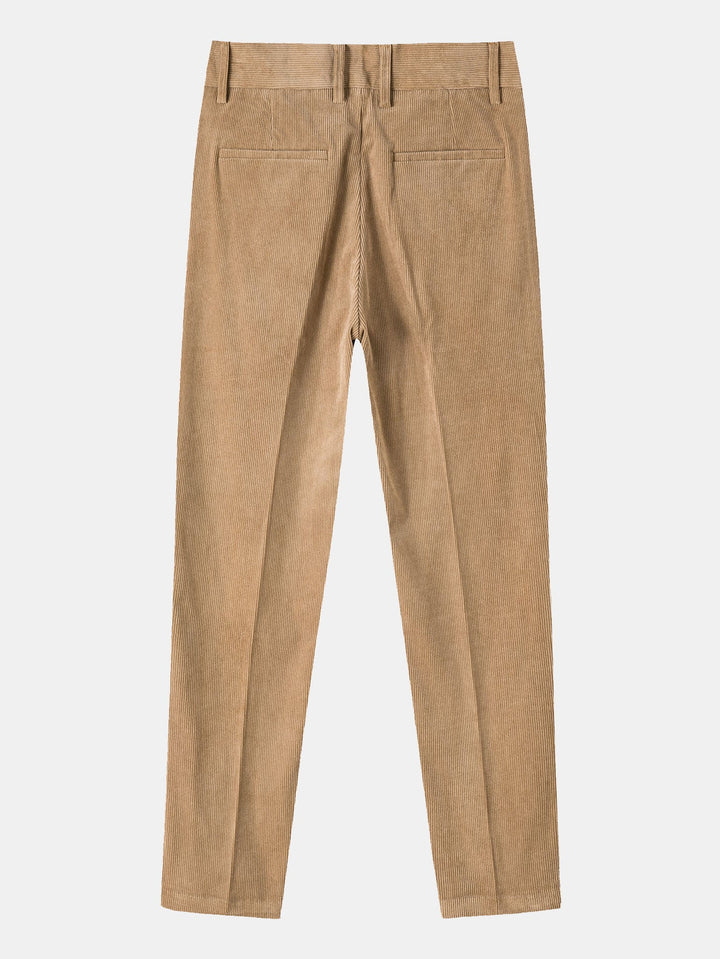 Teodosio | Pantalón de vestir de pana slim fit