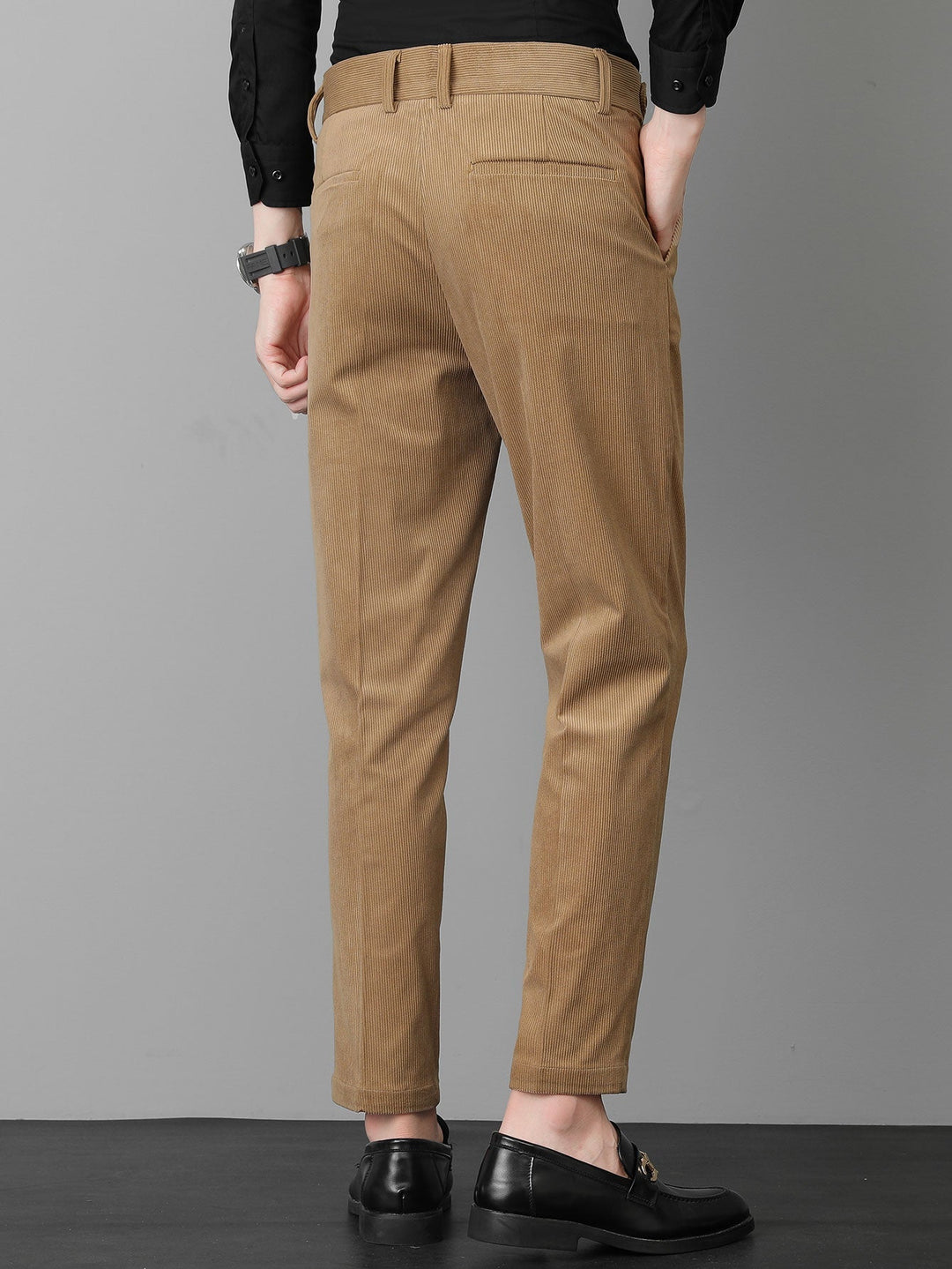 Teodosio | Pantalón de vestir de pana slim fit