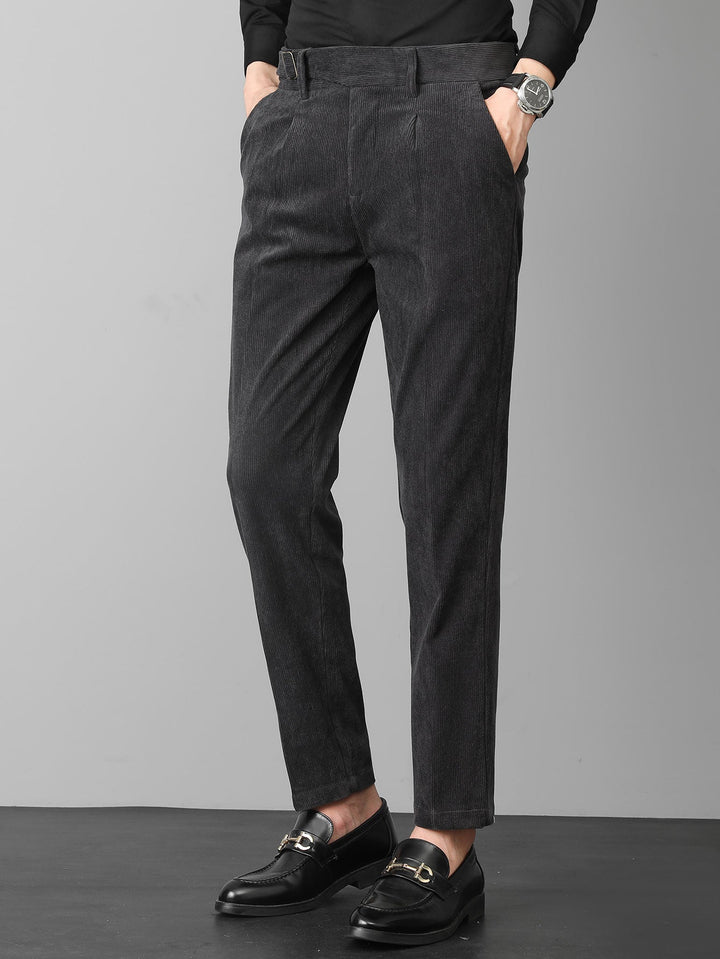 Teodosio | Pantalón de vestir de pana slim fit