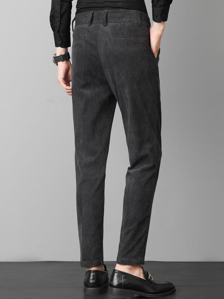Teodosio | Pantalón de vestir de pana slim fit