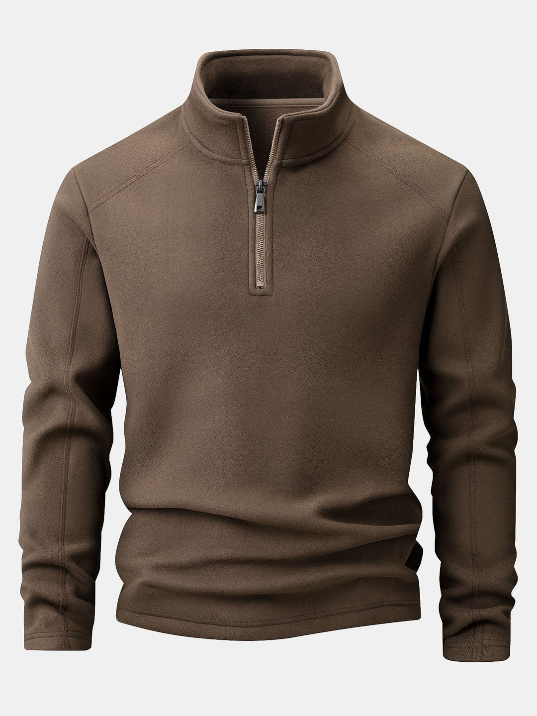 Teófilo | Jersey polar con cuello alto y cremallera corta
