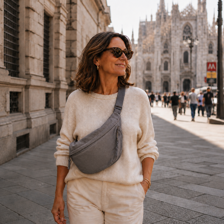 Teresa | Bolso de hombro gris