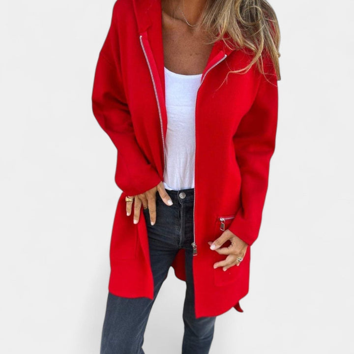 Teresa | Sudadera con capucha y cremallera