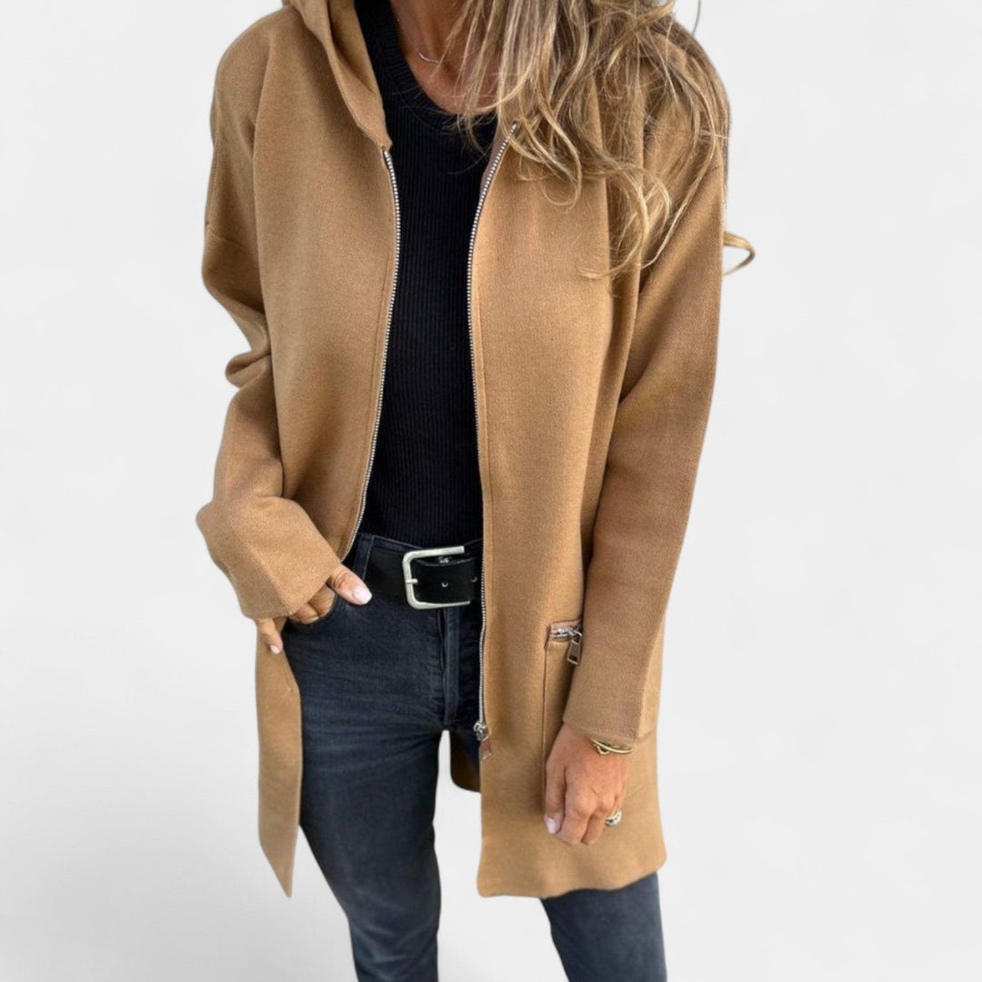Teresa | Sudadera con capucha y cremallera