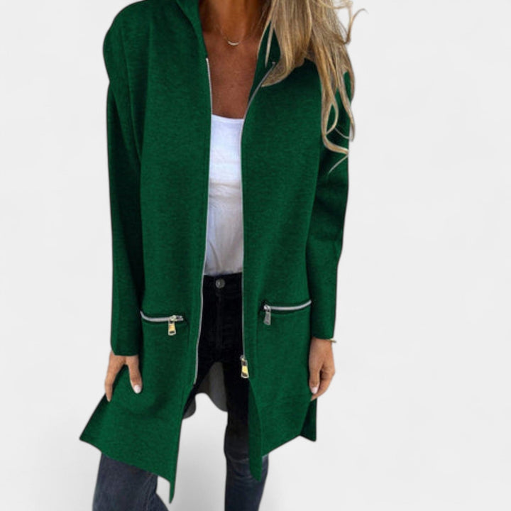 Teresa | Sudadera con capucha y cremallera