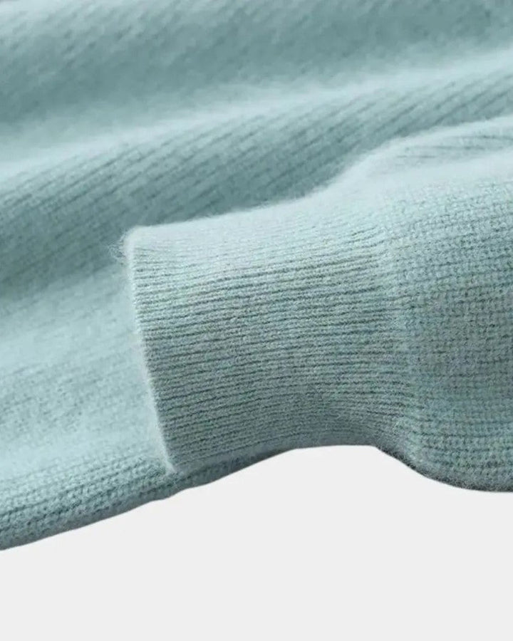 Tiburcio | Jersey gris con cuello chal
