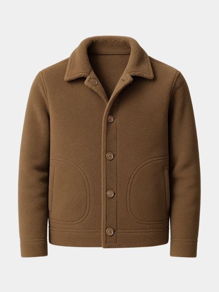 Tomás | Chaqueta color camel con botones