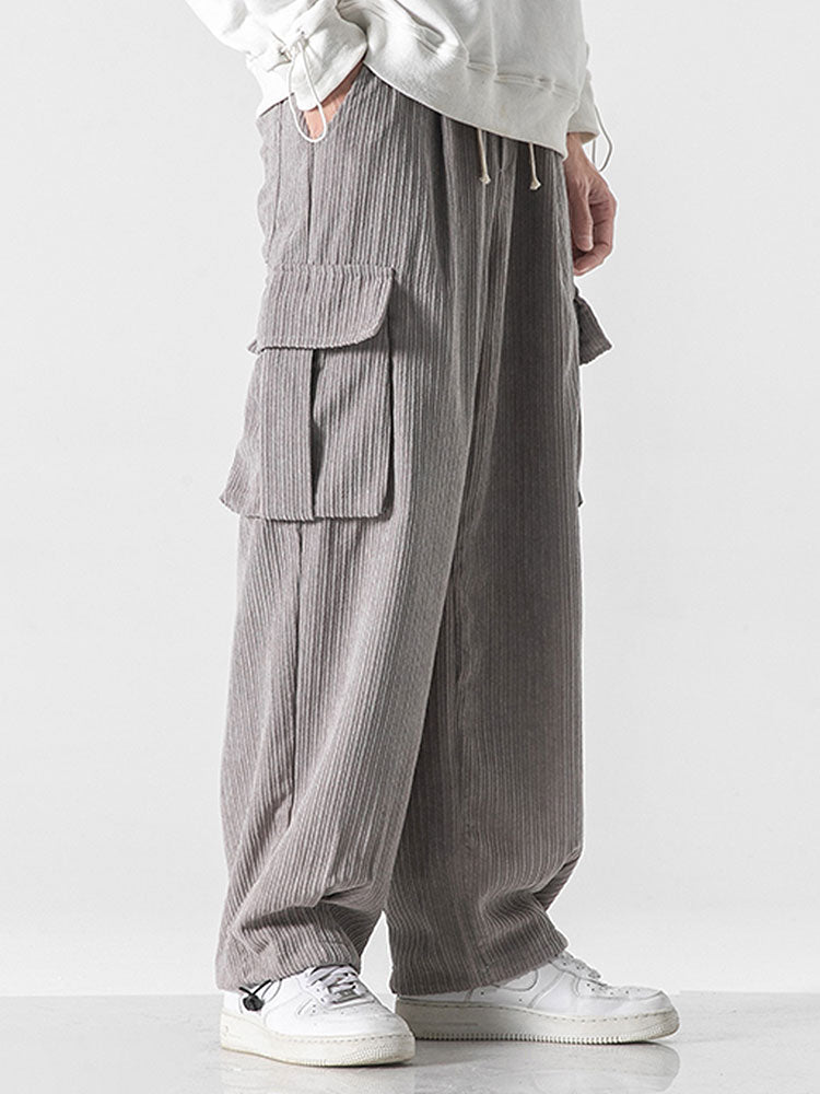 Toribio | Pantalón cargo de pana de corte relajado