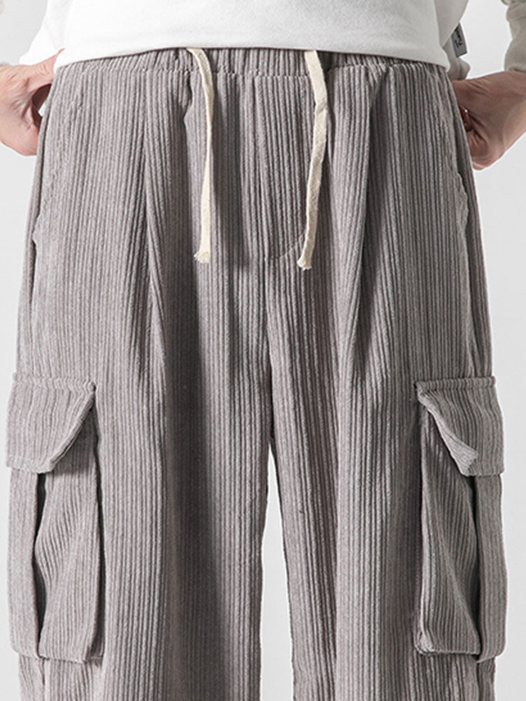 Toribio | Pantalón cargo de pana de corte relajado