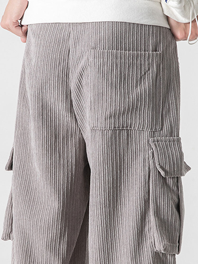 Toribio | Pantalón cargo de pana de corte relajado