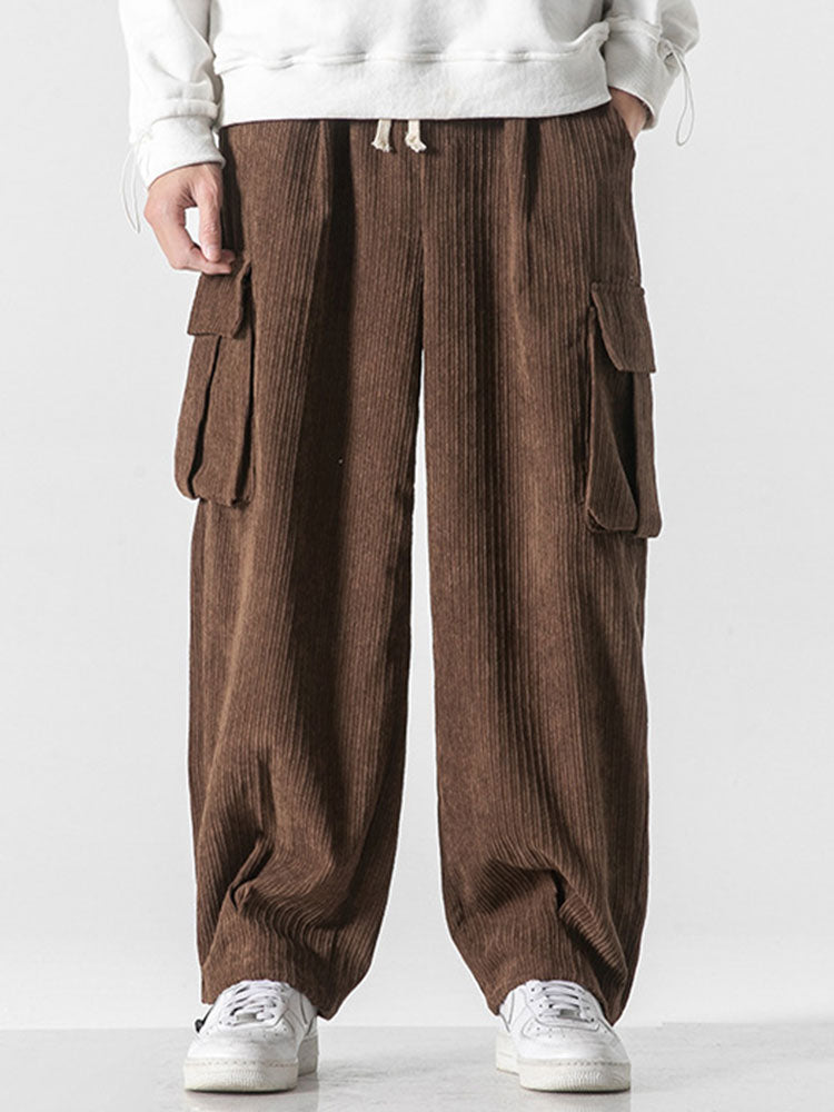 Toribio | Pantalón cargo de pana de corte relajado