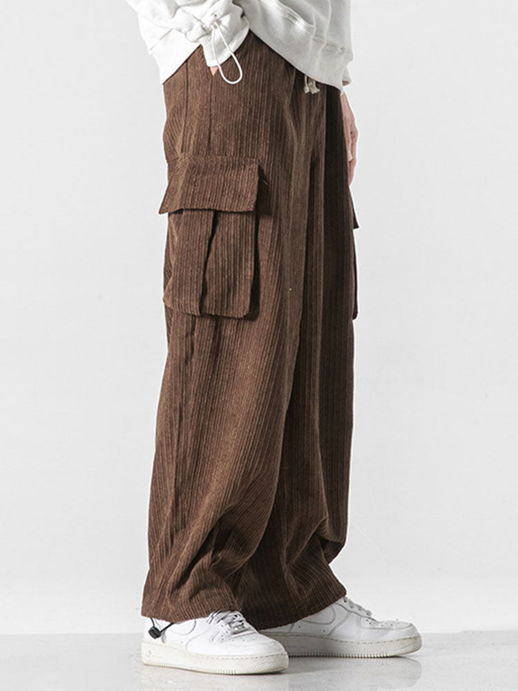 Toribio | Pantalón cargo de pana de corte relajado