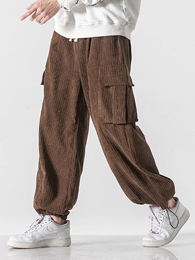Toribio | Pantalón cargo de pana de corte relajado