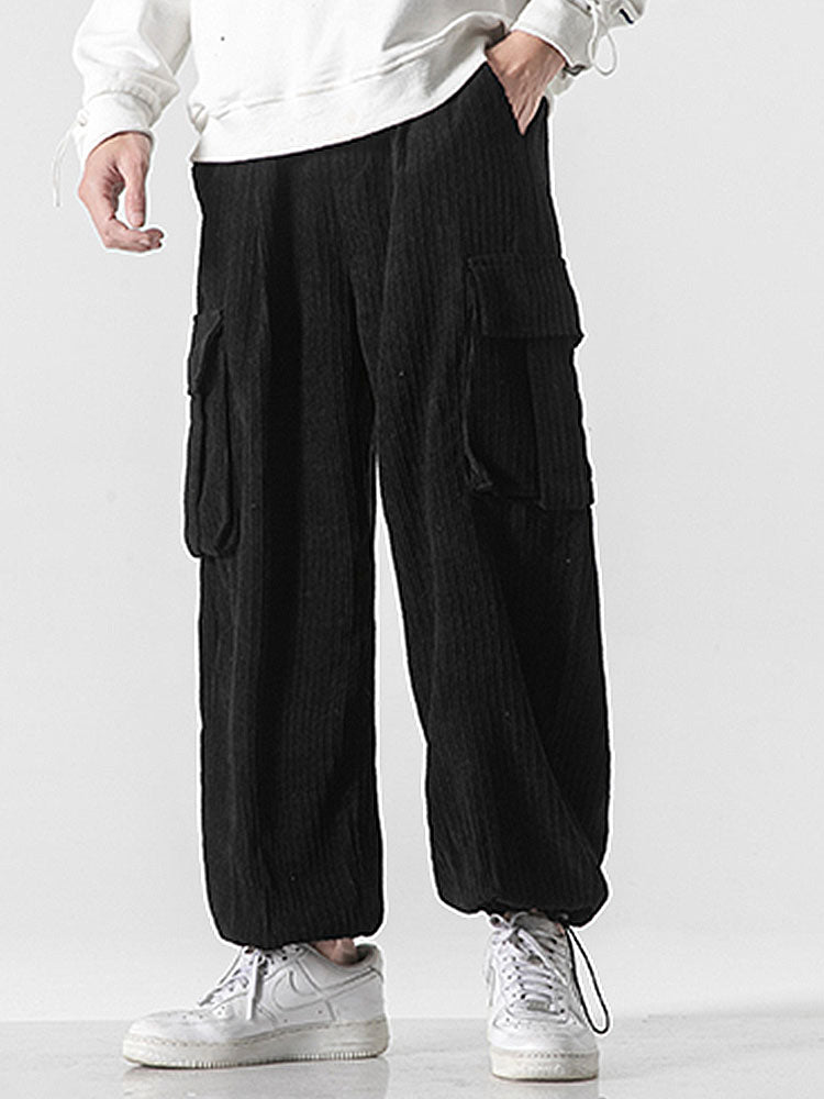 Toribio | Pantalón cargo de pana de corte relajado