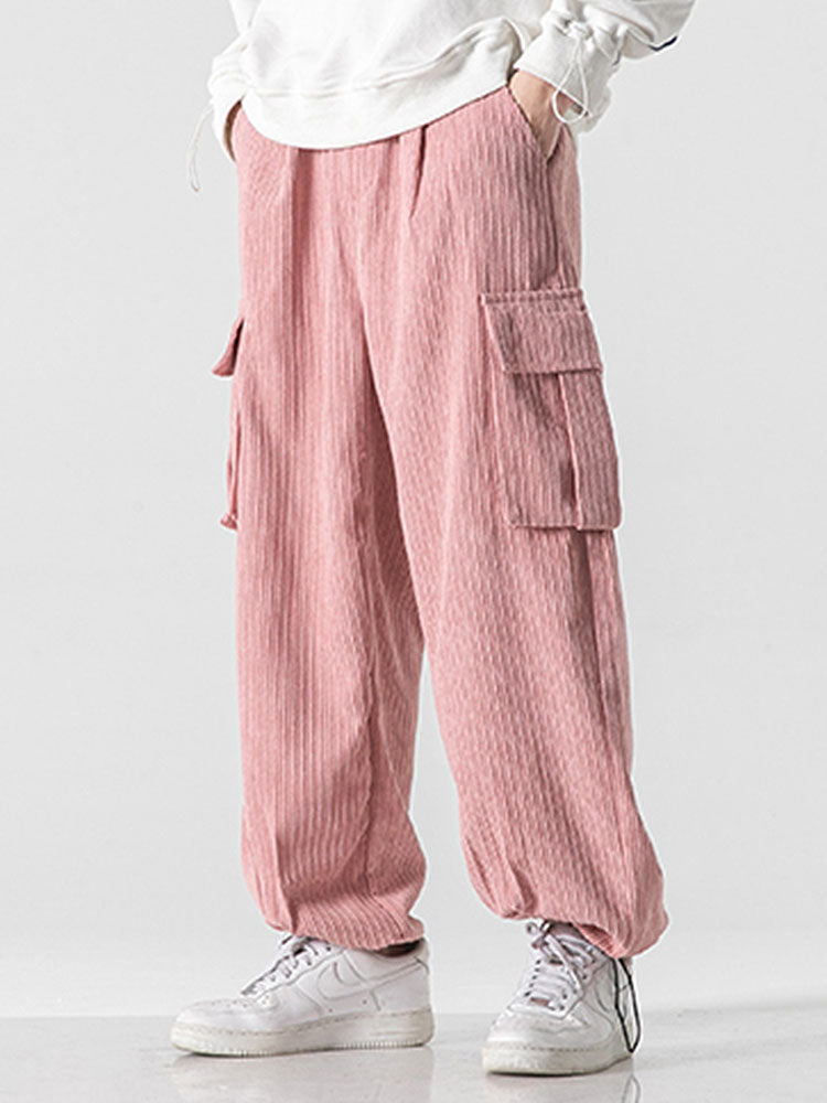 Toribio | Pantalón cargo de pana de corte relajado