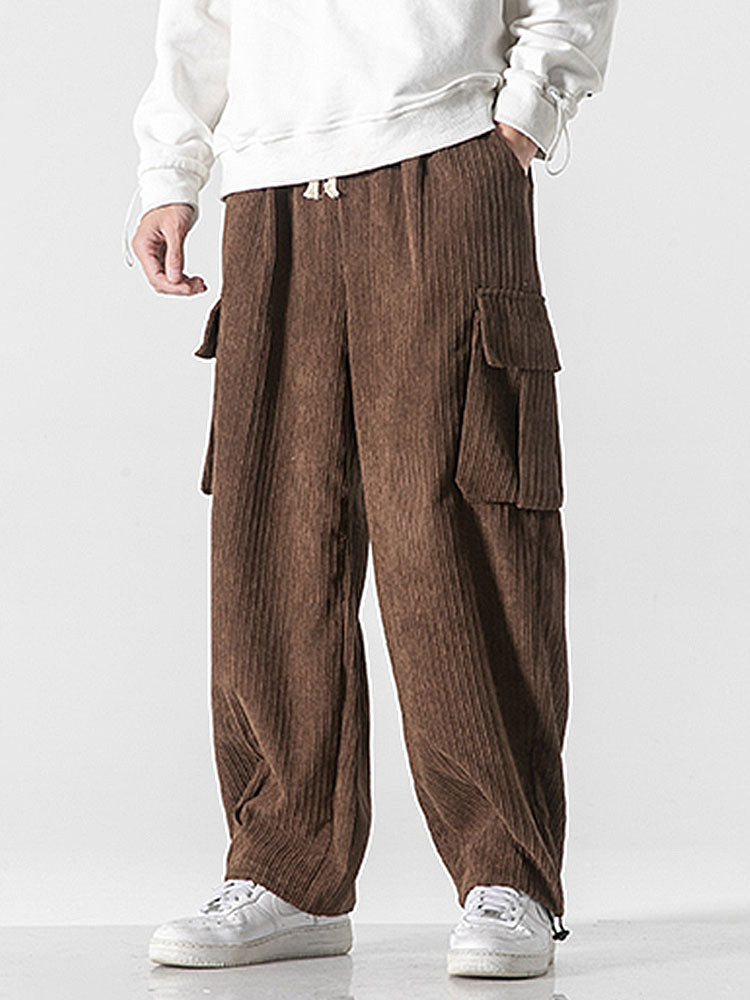 Toribio | Pantalón cargo de pana de corte relajado