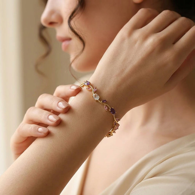Sofía | Pulsera de tulipanes