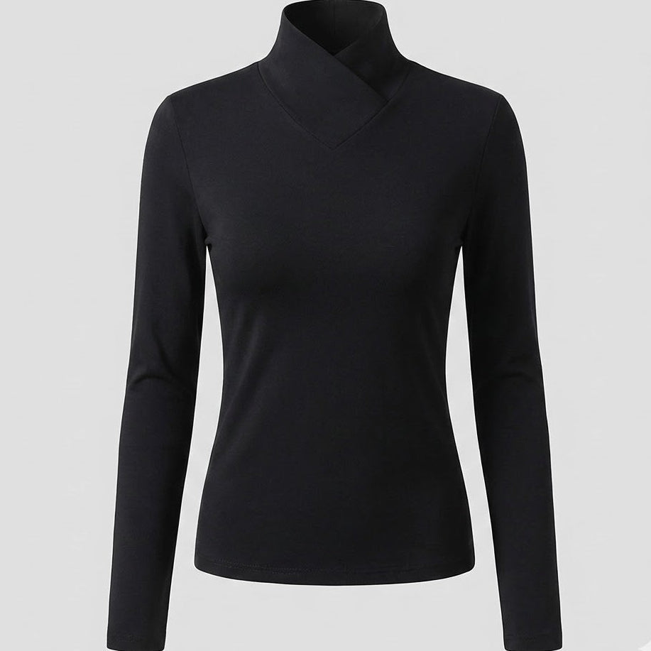 Anastasia | Jersey de cuello alto elegante