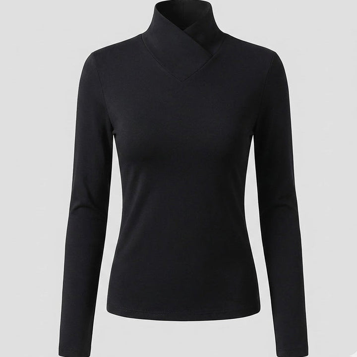 Anastasia | Jersey de cuello alto elegante
