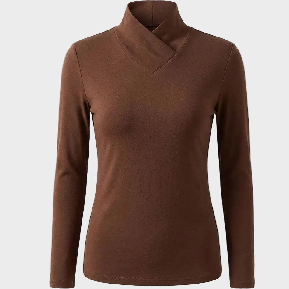 Anastasia | Jersey de cuello alto elegante