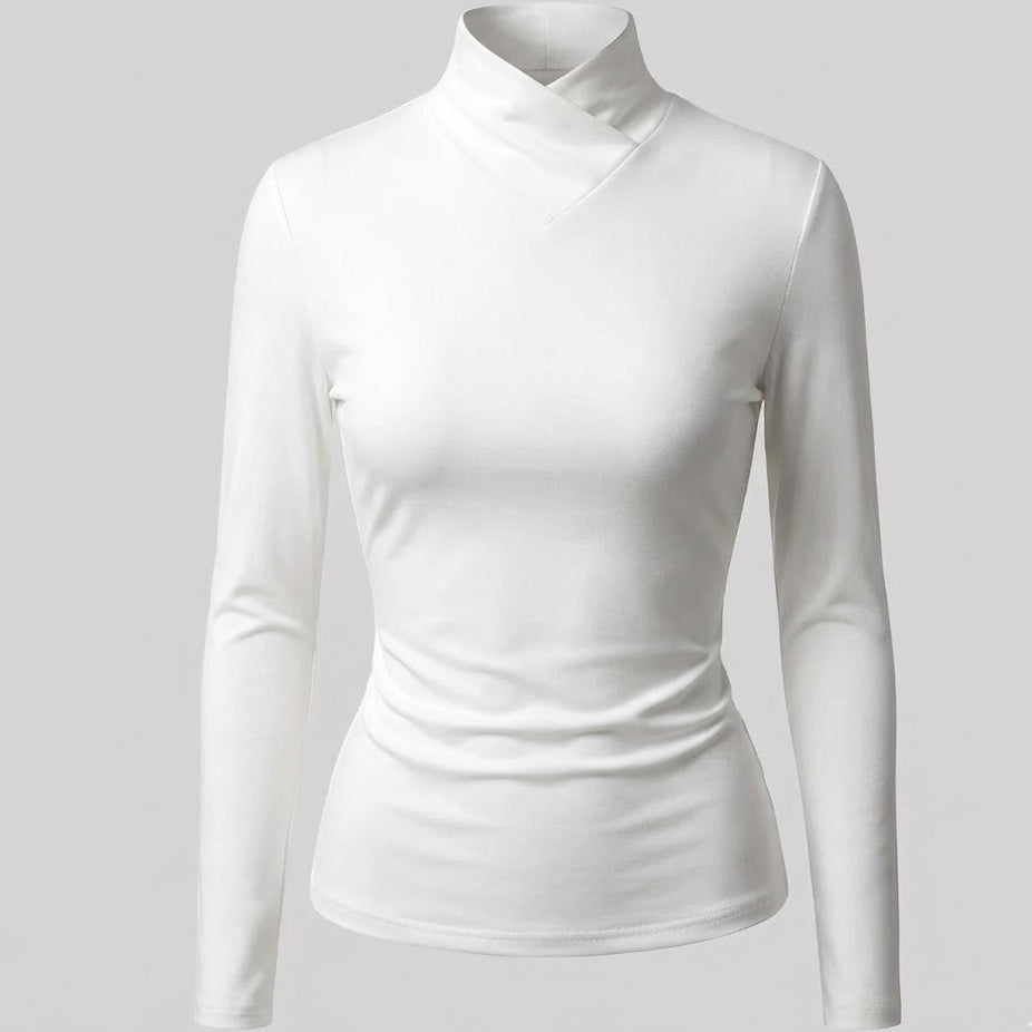 Anastasia | Jersey de cuello alto elegante