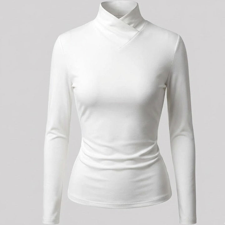 Anastasia | Jersey de cuello alto elegante