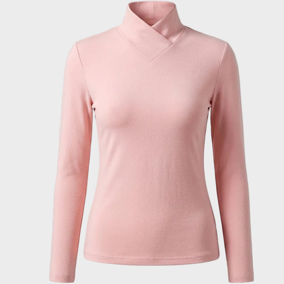 Anastasia | Jersey de cuello alto elegante