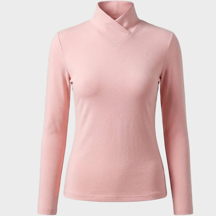 Anastasia | Jersey de cuello alto elegante