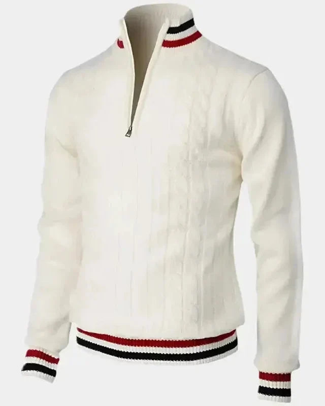 Urbano | Jersey con cuello alto y media cremallera