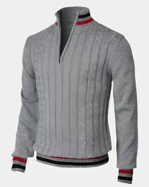 Urbano | Jersey con cuello alto y media cremallera