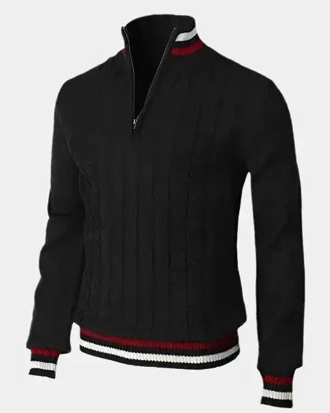Urbano | Jersey con cuello alto y media cremallera